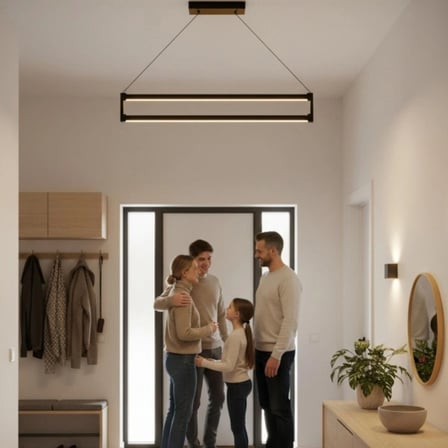 orion gold lineer led sarkıt avize – kumandalı dim edilebilir – aşağı işık - 4000k