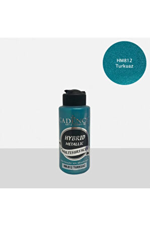Hm812 Metalik Turkuaz Tüm Yüzeyler Akrilik Boya 120ml