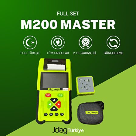 JDiag M200 Master Motosiklet Arıza Tespit Cihazı