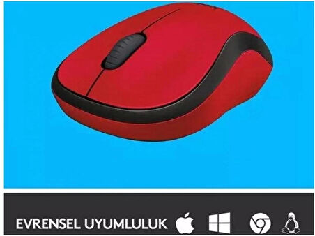 Logitech M220 Silent Kırmızı Mouse