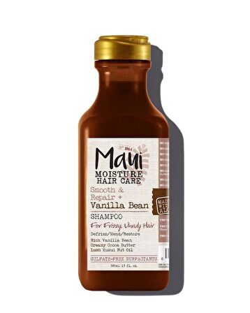 Maui Vanilya Fasulyesi Pürüzsüz Kıvırcık Saç Şampuanı 385 ml