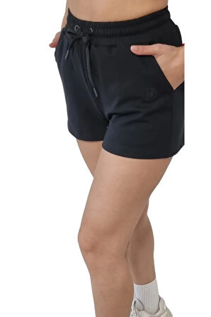 Penye Kısa Şort,Pamuklu Şort, Spor Koşu Fitness Şortu, Terletmez Rahat Kumaş