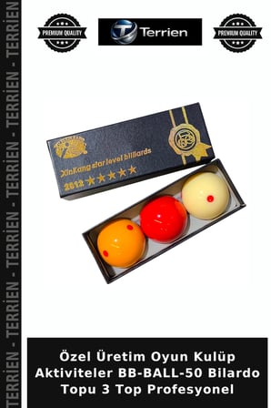 Özel Üretim Oyun Kulüp Aktiviteler BB-BALL-50 Bilardo Topu 3 Top Profesyonel