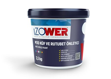 izower M 30 Küf ve Rutubet Önleyici Anti-Mold Paint – 3.5 KG