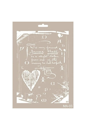 Ma03 Mix Media Stencil