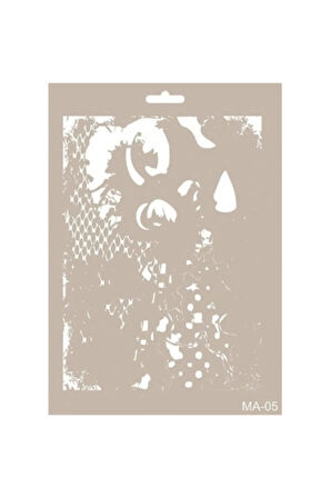 Mıx Media Stencıl Ma Serisi Ma05 21x29