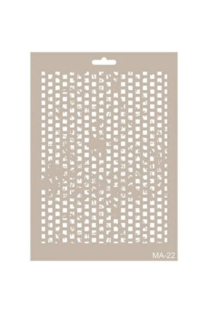 Ma22 Mix Media Stencil