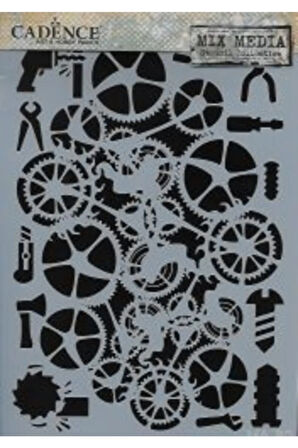 Ma82 Mix Media Stencil