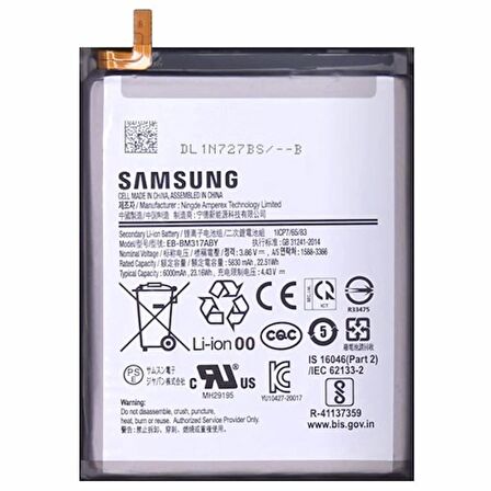 Samsung Galaxy M31 Batarya Samsung M315F EB-BM207ABY Uyumlu Batarya
