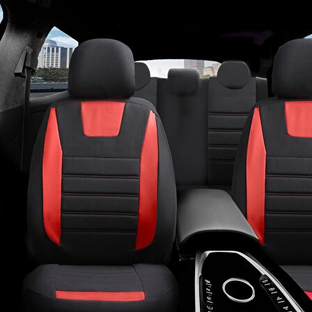 Fiat Palio Deri Detaylı Özel Tasarım Oto Koltuk Kılıfı Seti MAXY KS   