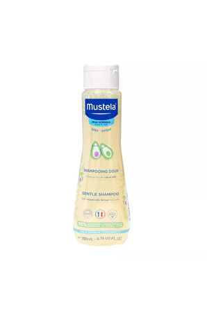 Mustela Göz Yakmayan Avokado Özlü Yenidoğan Uyumlu Bebek Şampuanı 200 ml