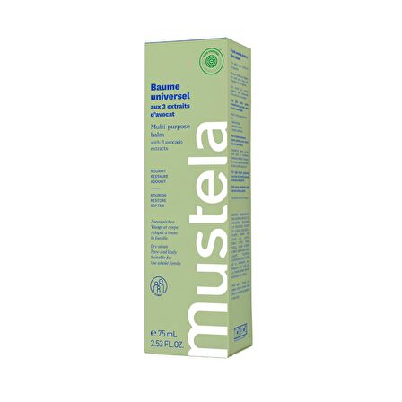 Mustela Avakado Balsam Tüm Cilt Tipleri İçin Avakadolu Su Bazlı Yağsız Nemlendirici Yüz Bakım Kremi 75 ml