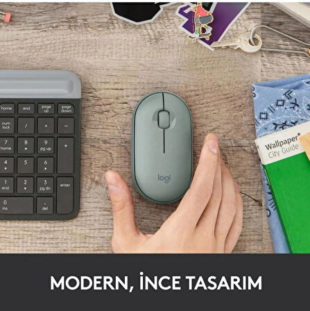 Logitech M350 MOUSE yesil