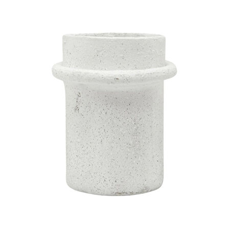 Vakko Beyaz Seramik Vazo M400256086