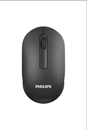 Philips M402 SPK7402 Sessiz Siyah Kablosue Wireless Mouse ( USB Alıcılı )