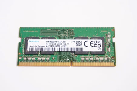 Samsung 8GB DDR4 3200MHz 1Rx16 PC4-3200A CL22 SODIMM Notebook Ram M471A1G44BB0-CWE