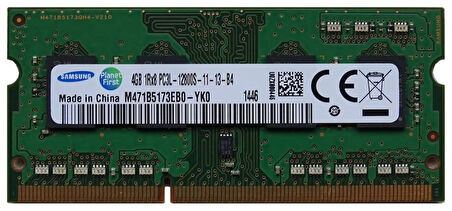 Samsung 4GB 1Rx8 PC3L-12800S-11-13-B4 1.35V DDR3L 1600MHz Laptop & Notebook Ram