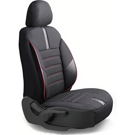 Hyundai Matrix Deri Detaylı Özel Tasarım Oto Koltuk Kılıfı Seti STAR 