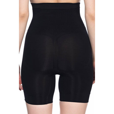 Siyah Mı Emay 2056 Yüksek Bel Masajlı Uzun Paça Korse