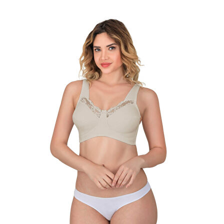 Ten Mı Emay 181 B Dantelli Toparlayıcı Cotton Sütyen