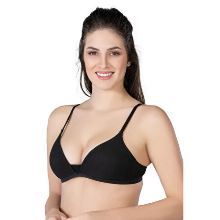 Siyah Mı Emay 1417 Modal Cotton Kaplı Sütyen