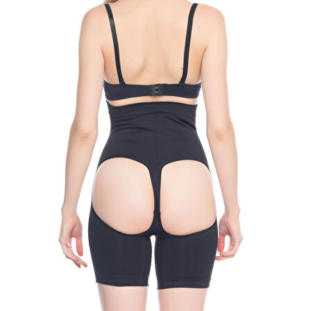 Siyah Mı Emay 2063 Popo Açık Paçalı Korse