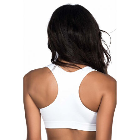 Beyaz Mı Emay 4011 Sporcu Toparlayıcı Büstiyer