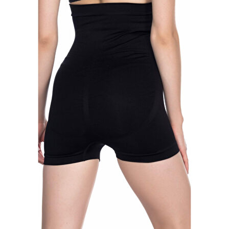 Siyah Mı Emay 2047 Yüksek Bel Boxer Korse