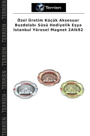 Özel Üretim Küçük Aksesuar Buzdolabı Süsü Hediyelik Eşya İstanbul Yöresel Magnet 2Alk92