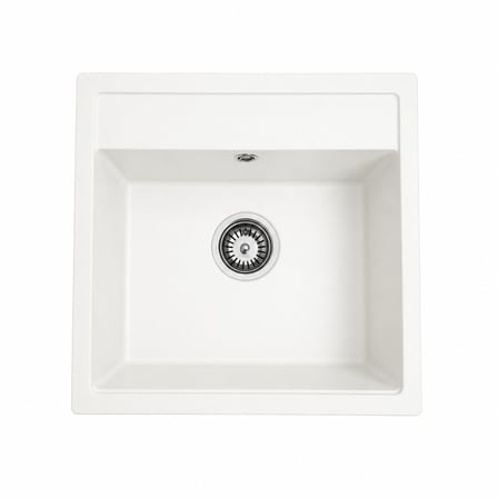 GRANİT EVİYE 56X50 BEYAZ MUTFAK EVİYESİ