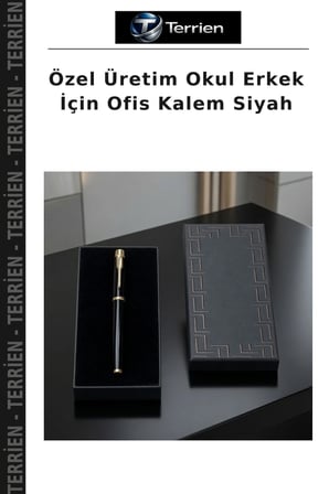 Özel Üretim Okul Erkek İçin Ofis Kalem Siyah