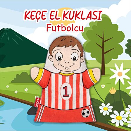 Tox Futbolcu Meslekler Keçe El Kukla T322 , Eğitici Oyuncak