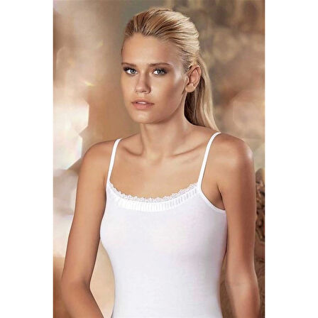 Dantelli İp Askılı Atlet B612