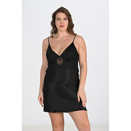 MARSiLYAN- 2'li Siyah Sabahlık Takımı Bigsize 6213