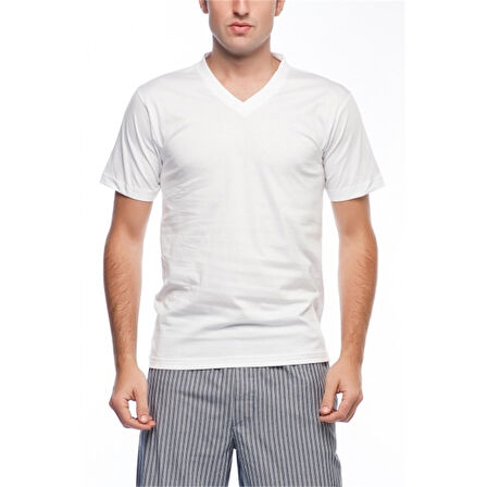 Nbb 707 Erkek  Atlet Kısa Kollu V Yaka