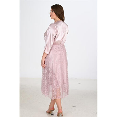 MARSiLYAN- 2'li Pudra Sabahlık Takımı Bigsize 6220