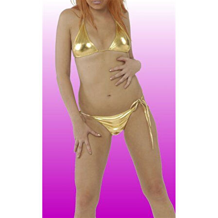 MARSiLYAN- B120659 Lame Bikini Takım