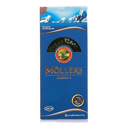 Möllers Omega-3 Balık Yağı Sıvı Formu 250 ml