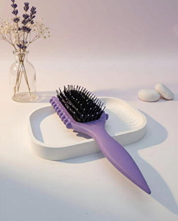 Parıltı Evi Hacim Veren, Bukle Belirginleştirici, Şekillendirici Saç Fırçası, Belirgin Bukleler