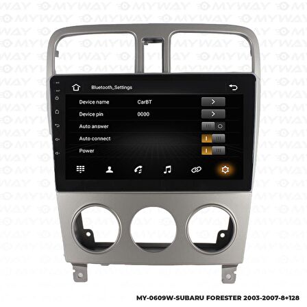 Araç Multimedya Subaru Forester Android 12 Carplay 4Gb Ram + 64Gb Hdd 2003-2007 Navigasyon Ekran MYW