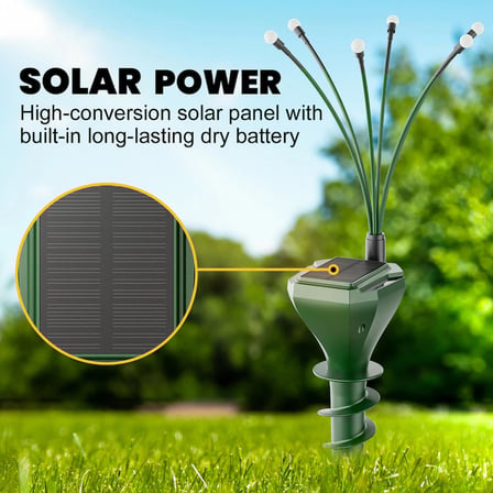 Peller Pro Güneş Enerjili Köstebek, Yılan, Fare Kovucu Sallanan LED Işıklı – Bahçe Koruma Sistemi