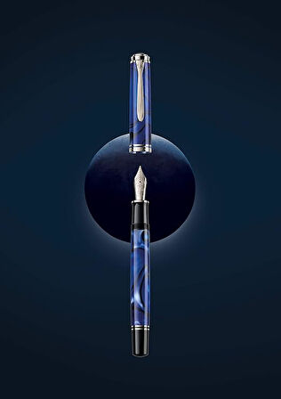 Pelikan M805 Blue Dunes Dolma Kalem EF Uç 