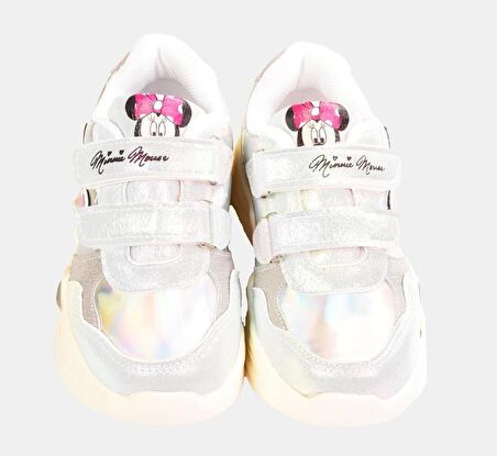 Kız Çocuk Işıklı Gümüş Spor Ayakkabı / Ellaboni Minnie Sneaker 