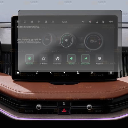 Skoda Superb Uyumlu 13" Navigasyon 9h Mat Görünüm Nano Koruyucu 2024-2026