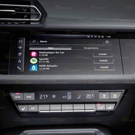 Audi A3 Uyumlu MAT 10,1 inç Navigasyon 9h Nano Ekran Koruyucu 2021-2026