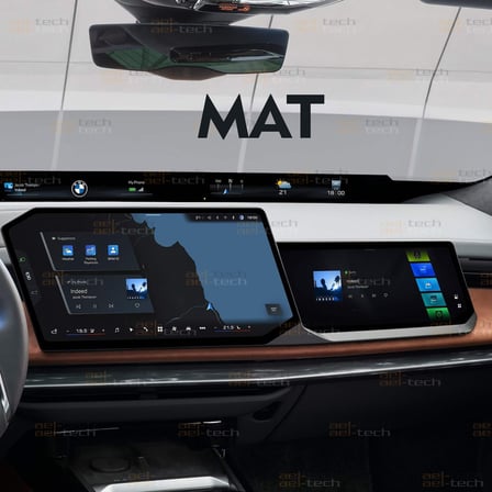 Bmw i7 Uyumlu MAT Görünüm Multimedya ve Sağ Yolcu Ekran 9h Nano Ekran Koruyucu 2026-2027