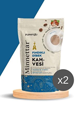 Minnettar Fındıklı Dibek Kahvesi 2 x 165 Gr ( 2 PAKET )