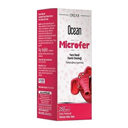 Orzax Ocean Microfer Şurup 250 ML