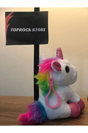 Sevimli Unicorn Peluş Oyuncak Hediyelik Oyuncak Anahtarlık Uyku Arkadaşı 12 cm