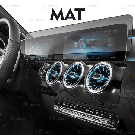 Mercedes A180 Uyumlu 10.25 Inç Mat Görünüm Navigasyon  9h Nano Ekran Koruyucu 2019-2026